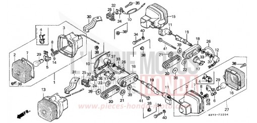 WINKER (5) XL125SC de 1982